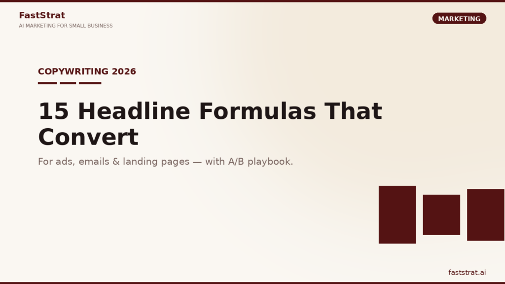 Visual grid of 15 proven headline formulas for ads, emails, and landing pages