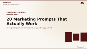 20 marketing prompts that actually work for ChatGPT, Claude, and specialized AI agents