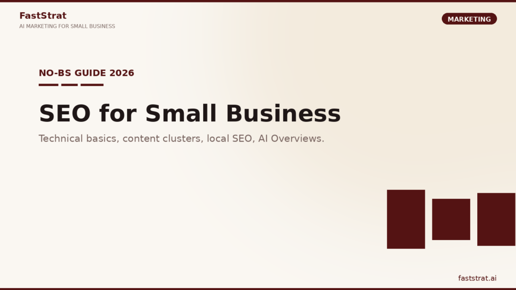 SEO for small business 2026 complete guide cover
