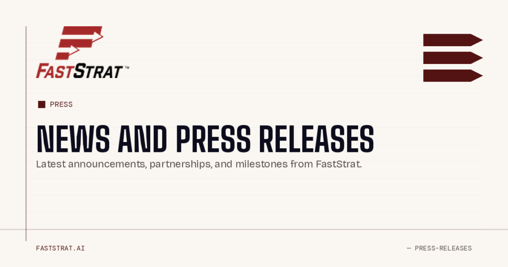 FastStrat press releases and news — AI marketing for SMBs