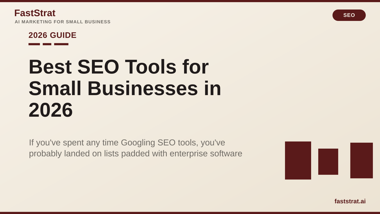 Best SEO Tools for Small Businesses in 2026: Honest Reviews & Pricing
