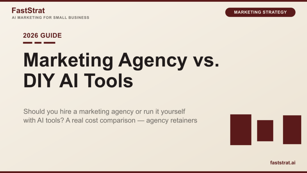 Marketing Agency vs. DIY AI Tools: The Real Cost Breakdown for SMBs (2026)
