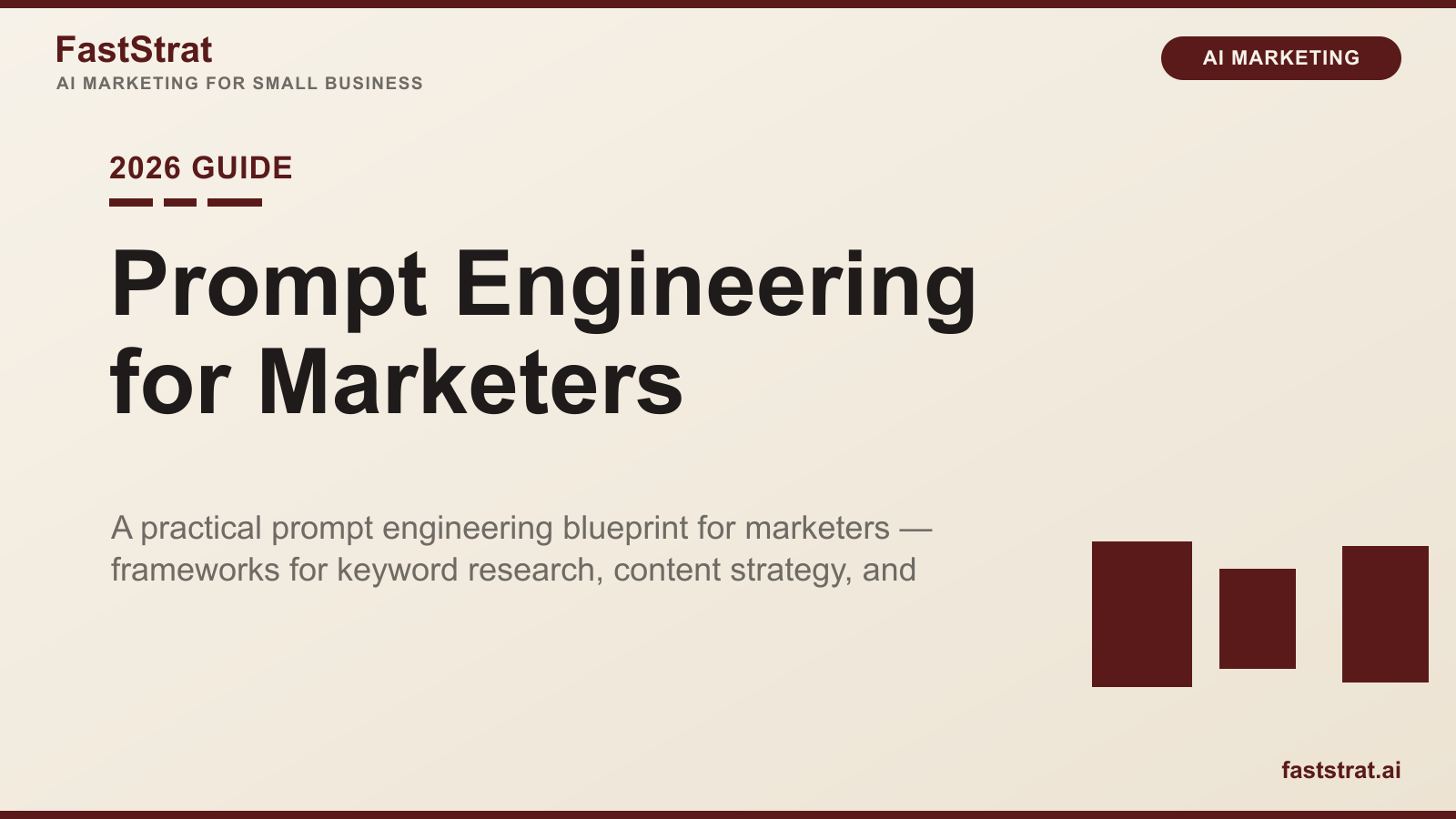 Prompt Engineering for Marketers: The Blueprint for SEO & Content