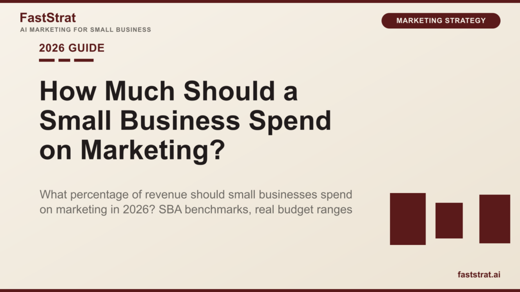 How Much Should a Small Business Spend on Marketing? (SBA Benchmarks 2026)