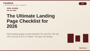 The Ultimate Landing Page Checklist for 2026: 47 Elements That Actually Convert