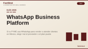 WhatsApp Business Platform: Precios y Opciones para Empresas en México 2026